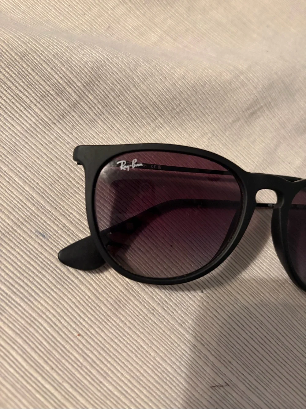 Ray-Ban Erika RB4171 Matte Black Gradient Sunglasses 54mm